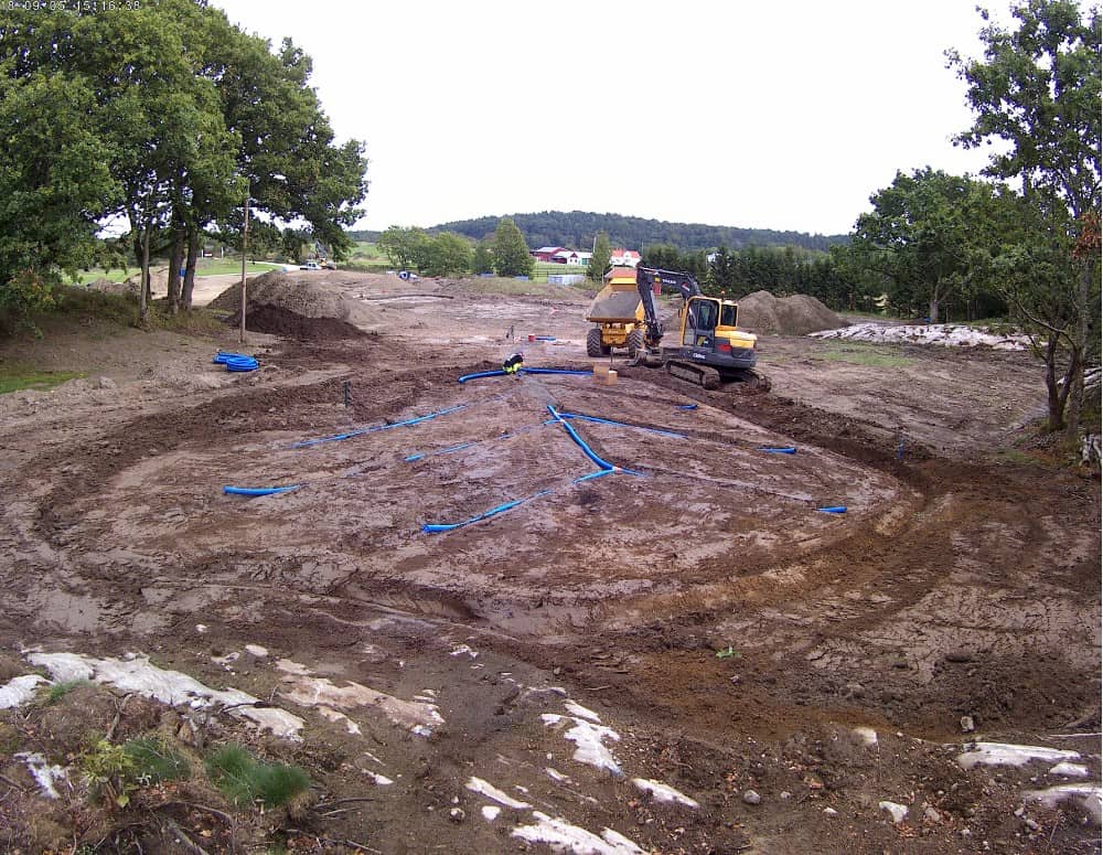 9 - Greendränering på Tjörns golfklubb