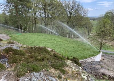 Utslagsplats på hål 17 Tjörns golfklubb